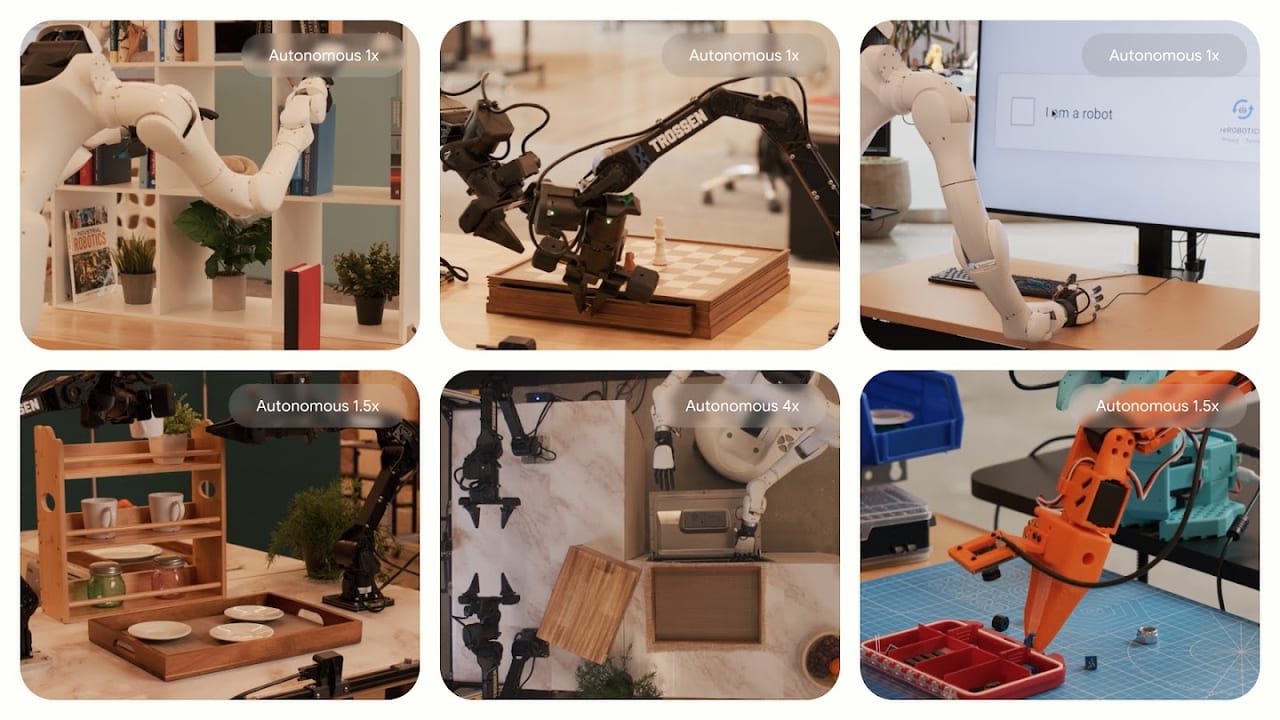 Gemini Robotics demo image from Google DeepMind